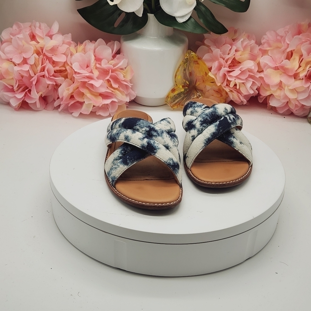 Madewell The Skyler Slide Sandal in Tie-Dye Sz 6.5 - Picture 11 of 14